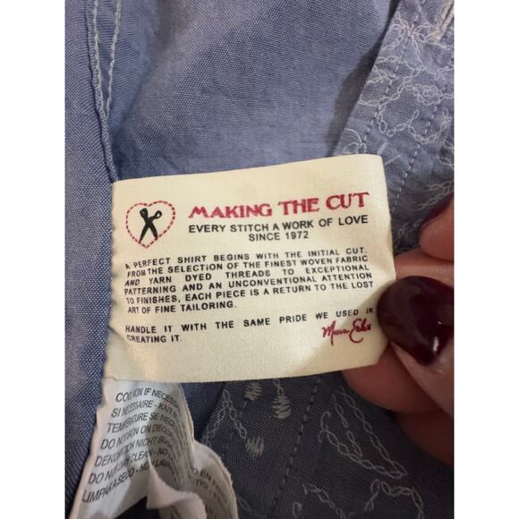 Marc Ecko Short Sleeve Button Down Shirt Size L - Picture 5 of 9